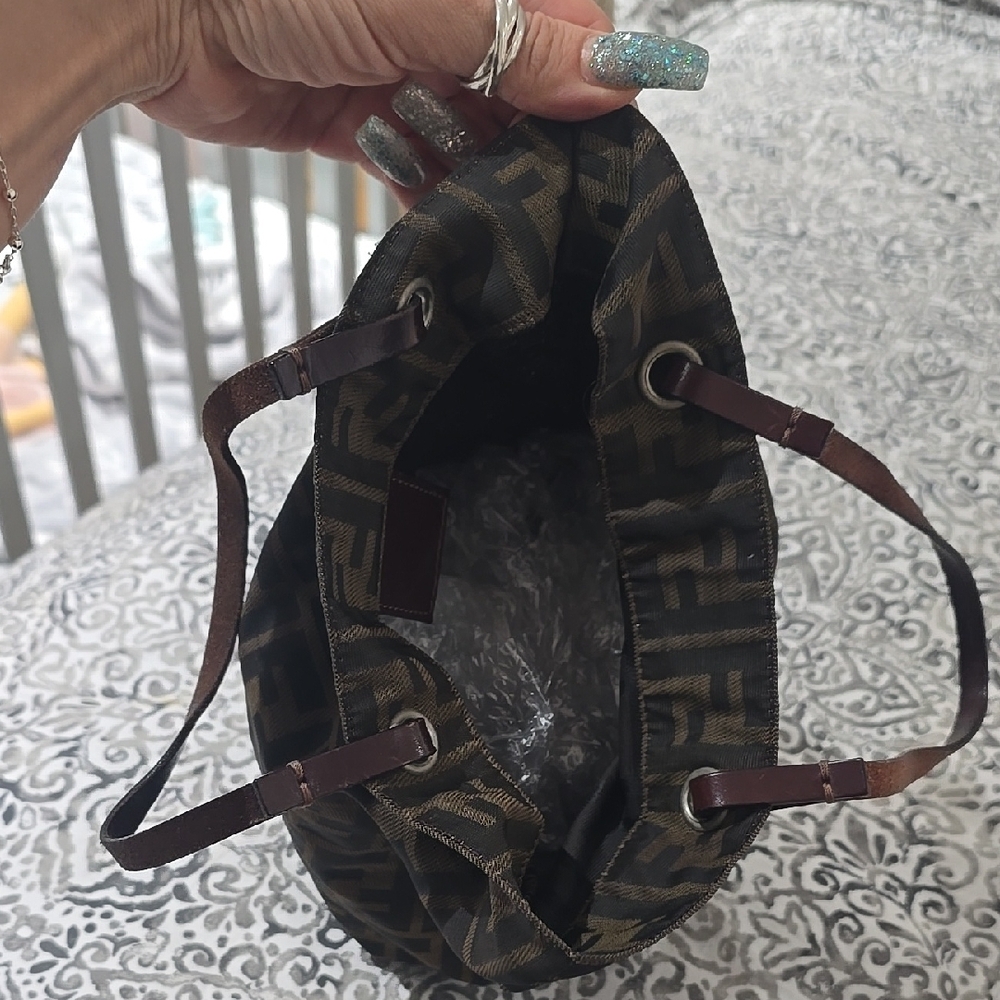 Fendi Brown and Black Tote Bag - Picture 11 of 13